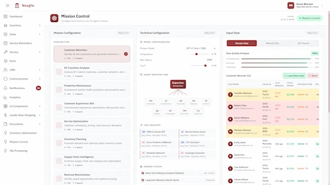 Multi-Agent Customer Retention & Service Intelligence Platform interface